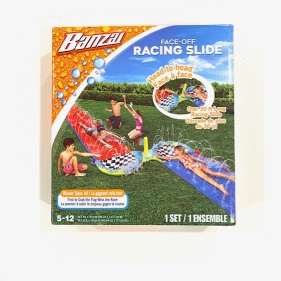 BANZAI Face-Off 30ft Racing Slide ( 5-12 yrs ) - Picture 3 of 5
